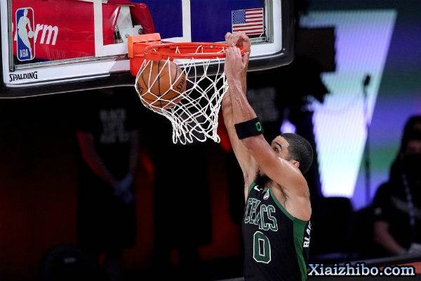 塔图姆53分绿军横扫猛龙主场